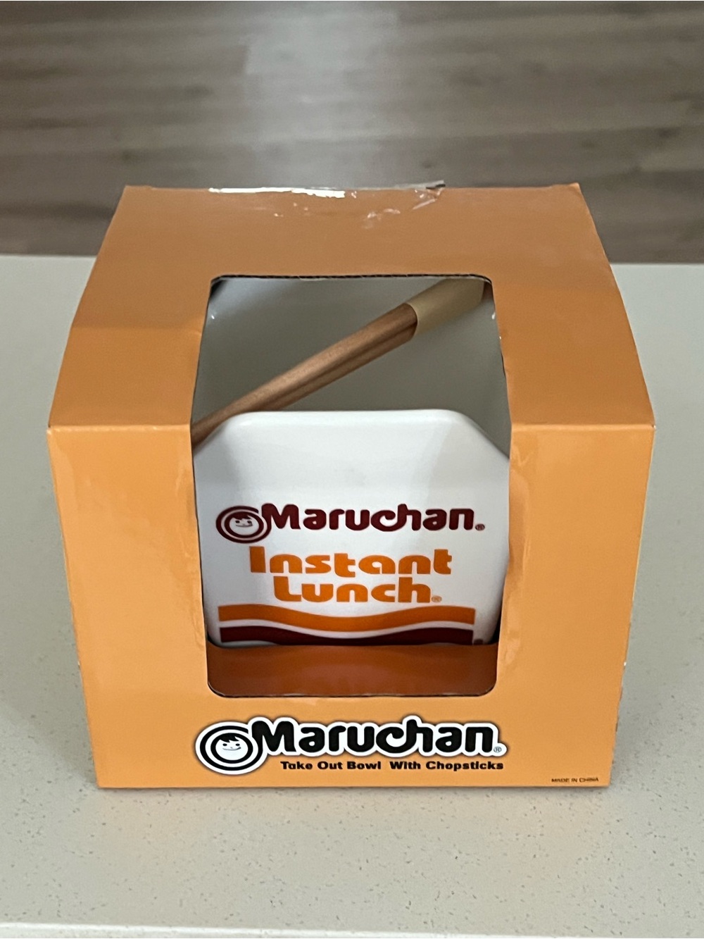 Maruchan Instant Lunch Ceramic Bowl with Chopsticks